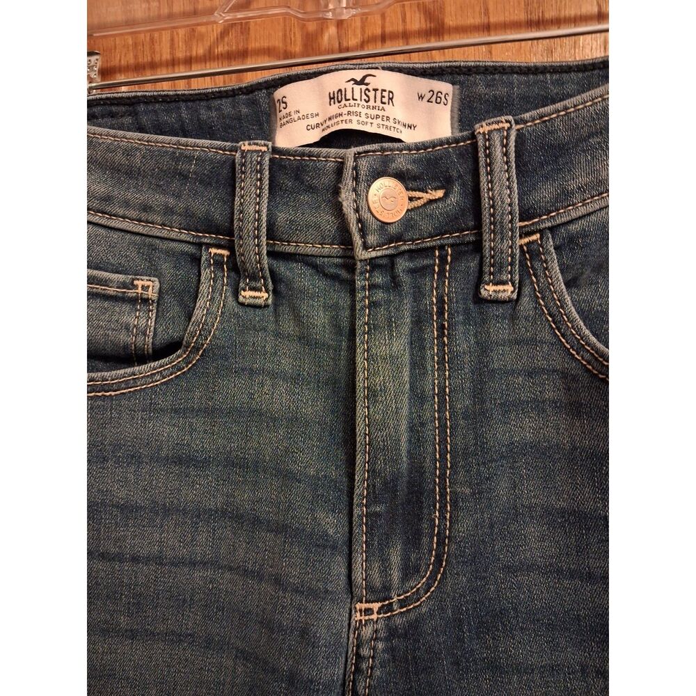 Hollister Women's Super Skinny Denim Blue Jeans